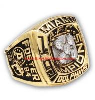 1984 Miami Dolphins America Football Conference Championship Ring, Custom Miami Dolphins Champions Ring
