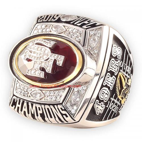 2019 San Francisco 49ers NFC Men's Football Custom Championship Ring