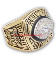 1989 Denver Broncos America  Football Conference Championship Ring, Custom Denver Broncos Champions Ring