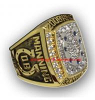 2009 Indianapolis Colts America Football Conference Championship Ring, Custom Indianapolis Colts Champions Ring