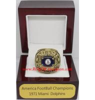 1971 Miami Dolphins National Football Conference Championship Ring, Custom Miami Dolphins Champions Ring