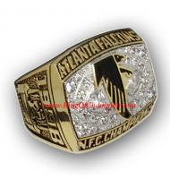 1998 Atlanta Falcons National Football Conference Championship Ring, Custom Atlanta Falcons Champions Ring