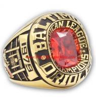 1979 Baltimore Orioles America League Championship Replica Ring, Custom Baltimore Orioles Champions Ring