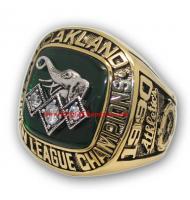 1990 Oakland Athletics America League Baseball Championship Ring, Custom Oakland Athletics Champions Ring