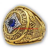 1953 Brooklyn Dodgers National League Championship Ring, Custom Brooklyn Dodgers Ring