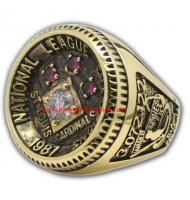 1987 St. Louis Cardinals National League Baseball Championship Ring, Custom St. Louis Cardinals Champions Ring