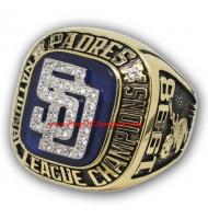 1998 San Diego Padres National League Baseball Championship Ring, Custom San Diego Padres Champions Ring