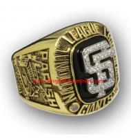 2002 San Francisco Giants National League Baseball Championship Ring, Custom San Francisco Giants Champions Ring