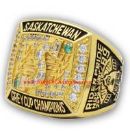 1989 Saskatchewan Roughriders The 77th Grey Cup Championship Ring, Custom Saskatchewan Roughriders Champions Ring