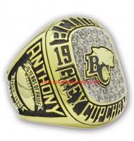 1994 BC Lions The 82nd Grey Cup Men's Football CFL championship ring, Custom BC Lions Champions Ring