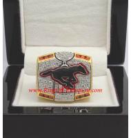 2008 Calgary Stampeders The 96th Grey Cup Championship Ring, Custom Calgary Stampeders Champions Ring