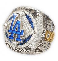 MLB 2020 Los Angeles Dodgers Men's Baseball World Series Replica Championship Ring (Hard Enamel Version)