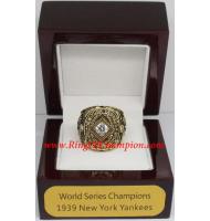 1939 New York Yankees World Series Championship Ring, Custom New York Yankees Champions Ring