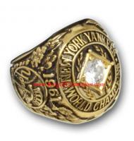 1961 New York Yankees World Series Championship Ring, Custom New York Yankees Champions Ring