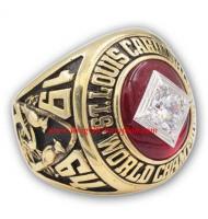 1964 St. Louis Cardinals Baseball World Series Championship Ring, Custom St. Louis Cardinals Champions Ring