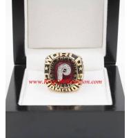 1980 Philadelphia Phillies World Series Championship Ring, Custom Philadelphia Phillies Champions Ring