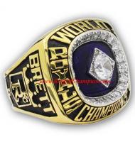 1985 Kansas City Royals World Series Championship Ring, Custom Kansas City Royals Champions Ring