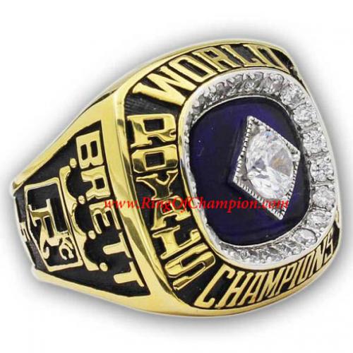 1985 Kansas City Royals World Series Championship Ring, Custom Kansas City  Royals Champions Ring