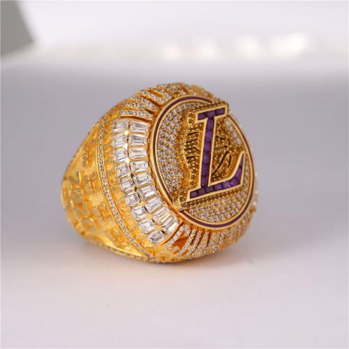 LA LAKERS REPLICA 2020 LEBRON JAMES CHAMPIONSHIP RING WITH LARRY