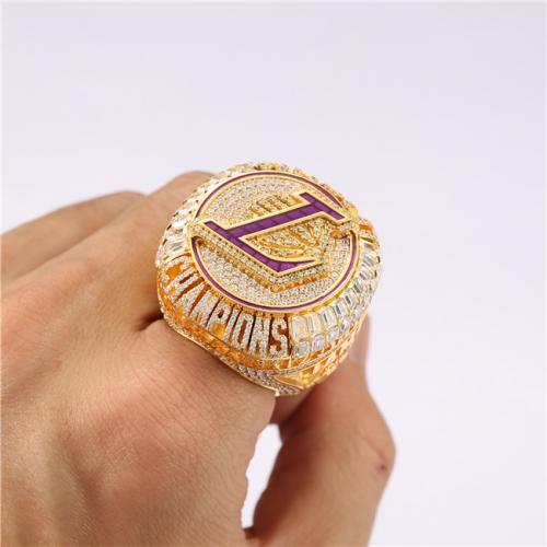Los Angeles Lakers 2020 NBA Champions Ring Ornament