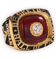 2009 Michael Jordan Memorial Basketball Hall of Fame Players Championship Ring