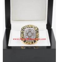 1986 - 1987 Los Angeles Lakers Basketball World Championship Ring, Custom Los Angeles Lakers Champions Ring