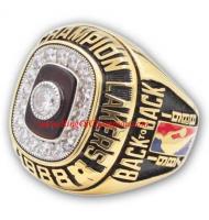 1987 - 1988 Los Angeles Lakers Basketball World Championship Ring, Custom Los Angeles Lakers Champions Ring