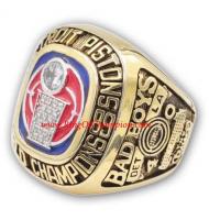 1988 - 1989 Detroit Pistons Basketball World Championship Ring, Custom Detroit Pistons Champions Ring