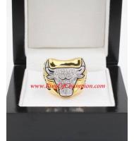1996 - 1997 Chicago Bulls Basketball World Championship Ring, Custom Chicago Bulls Champions Ring