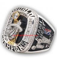 2011 - 2012 Miami Heat Basketball World Championship Ring, Custom Miami Heat Champions Ring