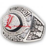 2012 Louisville Cardinals Men's Football Big East Conference National Championship Ring, Custom Louisville Cardinals Champions Ring