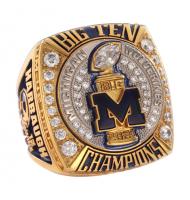 2021 Michigan Wolverines Big Ten Men's Football College Championship Ring