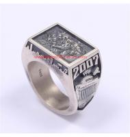 2007 MIT Grad Rat ring, MIT College Graduate Ring, Custom MIT Class Ring