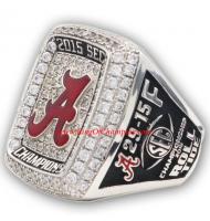 2015 Alabama Crimson Tide SEC Men's Football College Championship Ring