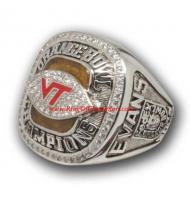 2009 Virginia Tech Hokies Men's Football ACC National Championship Ring, Custom Virginia Tech Hokies Champions Ring