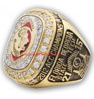 2012 Florida State Seminoles Men's Football ACC National Championship Ring, Custom Florida State Seminoles Champions Ring