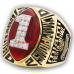 2002 Miami Hurricanes Men's Football Big East Championship Ring, Custom Miami Hurricanes Champions Ring