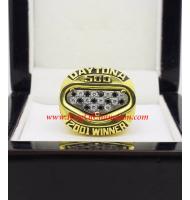 2001 NASCAR Winston Cup Series Daydona 500 Championship Ring, Custom 2001 Daydona 500 Champions Ring