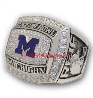 2010 Michigan Wolverines Men's Football Gator Bowl College Championship Ring