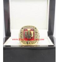 1976 Indiana Hoosiers Men's Basketball National College Championship ring