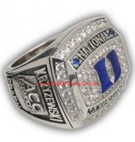 2010 Duke Blue Devils Men's Basketball NCAA National College Championship Ring