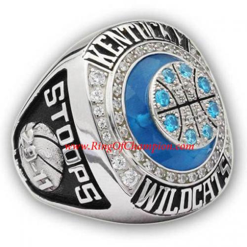 2012 UK Kentucky Wildcats NCAA National Basketball Championship Ring 8-14Size 