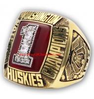 1991 Washington Huskies Men's Football NCAA National College Championship Ring