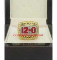 2012 Ohio State Buckeyes Men's Football Leaders Division College Championship ring