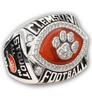 2014 Clemson Tigers Russell Bowl Men's Football College Championship Ring