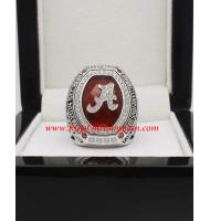 2014 Alabama Crimson Tide Men's Football SEC National College Championship Ring