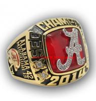 2014 Alabama Crimson Tide Men's Football SEC National College Championship FAN Ring