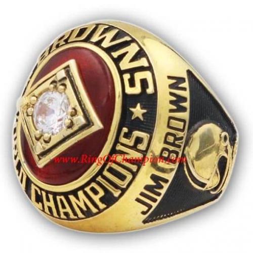 1964 Cleveland Browns Men's Football championship ring, Custom Cleveland Browns  Champions Ring