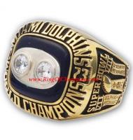 1973 Miami Dolphins Super Bowl VIII World Championship Ring, Replica Miami Dolphins Ring