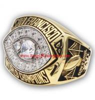 1981 San Francisco 49ers Super Bowl XVI World Championship Ring, Replica San Francisco 49ers Ring